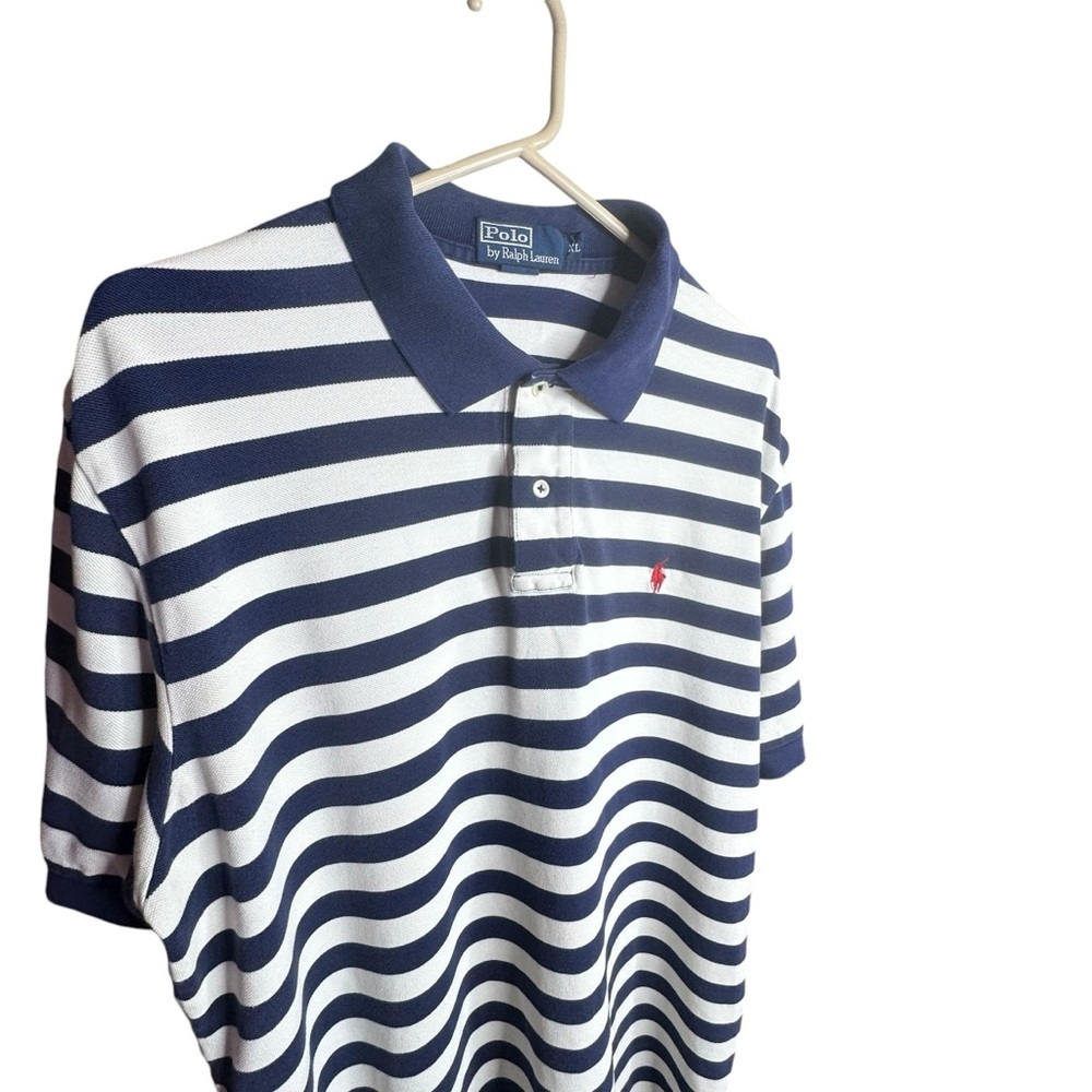 🔴 5 for $40 SALE!
Polo Ralph Lauren Men’s Blue White Striped Polo Shirt sz XL - Picture 4 of 9